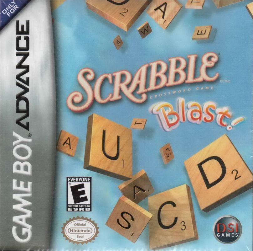 Scrabble box art for GameBoy Advance